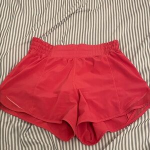 lululemon athletica Women's Vibrant Red Athletic Shorts